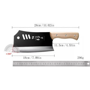 INXX Kitchen Knife Stainless Chopping Knife 300g Bone Cuttingand Meat Knife Japanese Knife Handmade Forged