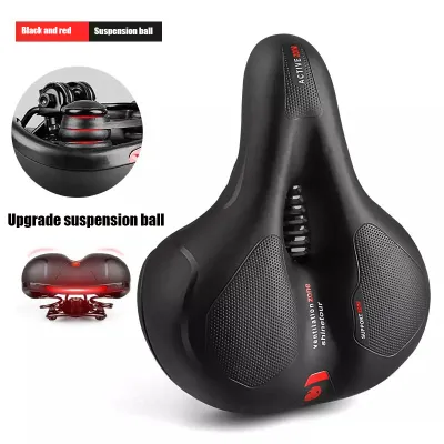 LONGGO Bike Saddle Seat Shock Absorbing Saddle For MTB Bike Hollow Seat Cycling Breathable Saddle