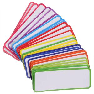 27Pcs/Set Magnetic Label Warna Warni Label Harga Magnet Toko Memo Sticky Notes Magnet Tempelan Kulkas