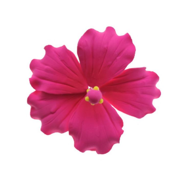 Gumamela Pink 1pc edible flower cake topper cake arrangements Lazada PH