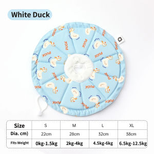 Teekland Cute Printed Soft Elizabethan Collar Comfortable Anti Lick & Bite Cone for Cats & Dogs After Surgery