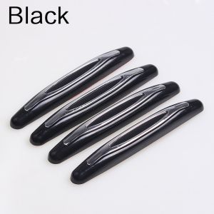 4 cái nhãn dán ô tô phổ quát cửa xe ô tô chống va chạm Dải gương chiếu hậu chống nhãn cào tự động dải trang trí