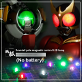 Thickness 5mm Magnetic Control LED Lamp with Battery Magnet for Gundam Gunpla GK DIY Mecha Kamen Rider Model Building Tool Magnetic Control Sensor Light. 