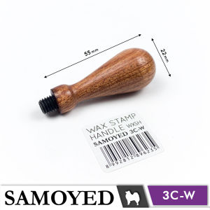 Pegangan / Gagang Kayu Stempel / Cap Lilin Segel Surat / Undangan / Seal / Sealing Wax Stamp Wood Handle Samoyed WXSH