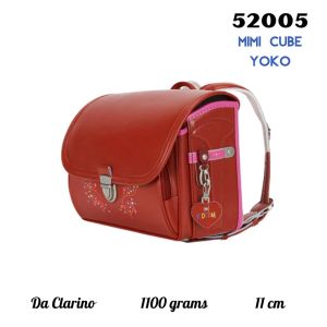 Cặp sách Balo chống gù Nhật Randoseru - Mimi Cube Yoko cho bé gái