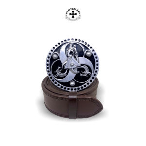 Pewterland Belt Buckle Argus Phanoptez Kepala Sabuk Bahan Logam Timah Ikat Pinggang Pria Wanita