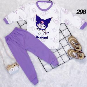 Blinqshop Baju Tidur Anak Untuk 1-10Tahun Bahan Kaos /Piyama Anak Perempuan/Piyama Anak Laki Laki/Set Anak Perempuan/Setelan Anak Laki Laki / Stelan Anak Perempuan/Baju Tidur Anak Perempuan Motif 298