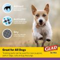 Glad for Pets Charcoal Puppy Pads Black Training sold per Pads ABSORB Neutralize Urine pee dog. 