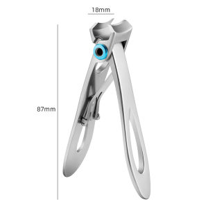 1/2PCS Thép Không Gỉ Nail Clippers Cutter Với Tập Tin Móng Tay Sắc Nét Tông Đơ Rộng Hàm Mở Cửa Làm Móng Tay Cutter Dày Móng Chân Móng Tay Công Cụ Làm Móng Chân