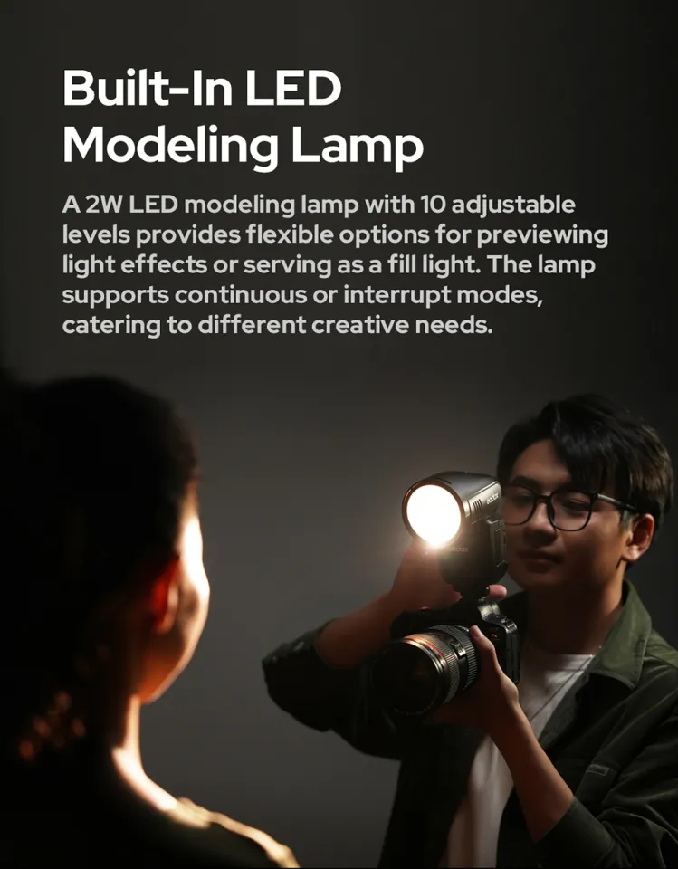 Godox V1 PRO Sony Round Head TTL Speedlite Flash | Camera House - View #4