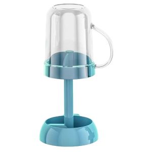 แก้วบ้วนปาก การจับคู่สีน้ำเงินและสีขาว ที่ใส่แปรงสีฟัน ยาสีฟันและเครื่องมือสีฟัน ผู้ใหญ่ ของใช้ในครัวเรือน