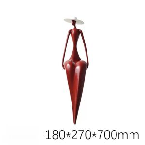 Sacesr Creative Miniatures Modern Simple Character Miniatures Wearing Hat Sitting Posture Figurines Entrance Hall Study Decoration 6B2Z9