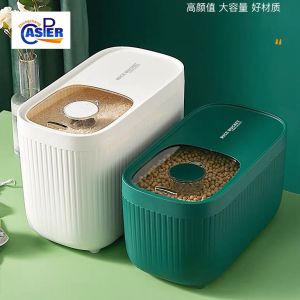 Casper Rice Container Grain Storage Box Pet Food Storage Box Insect-proof Moisture-proof Seal With Scale Storage Bucket 5kg 10kg 15kg