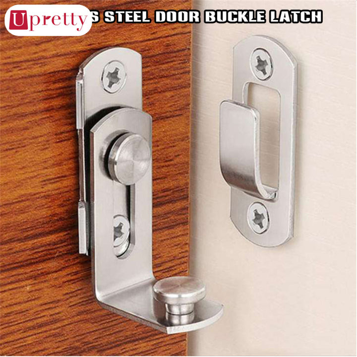 Upretty Stainless Steel Door Buckle Latch 90 Degree Right Angle