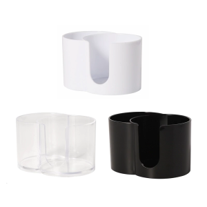 Duals ngăn lưu trữ nhựa container cho tăm bông và miếng trang điểm chậu rửa phòng tắm tổ chức
