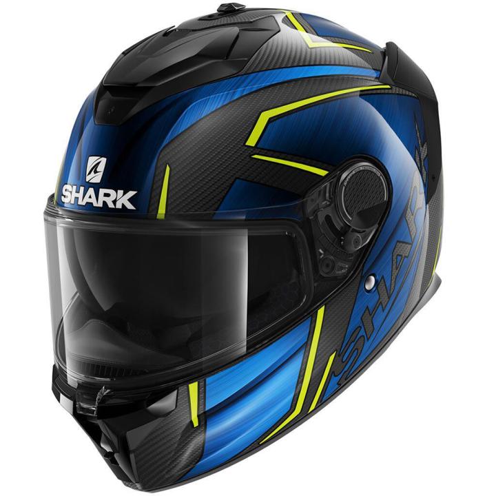 SHARK HELMET SPARTAN CARBON SKIN CARBON GUINTOLI (carbon/chrome
