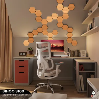 Sihoo Doro S100 Ergonomic Executive Office Chair & Gaming Chair with Built-in Footrest | 2-Year Warranty