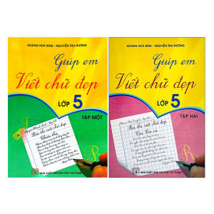 Sách - Combo giúp em viết chữ đẹp lớp 5 - tập 1 + 2 (KP)
