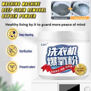 Washing Machine Deep Stain Removal Oxygen Powder Washing Machine Cleaner Oxygen Popping Powder General Washer Tank Cleaner