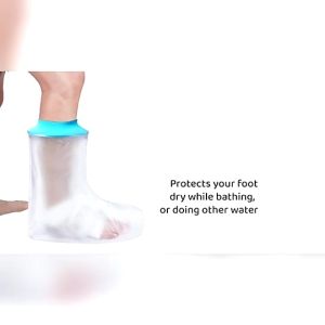 Shower Cover Waterproof Bandage Ankle Wound Protector Adult Reusable Foot Cast Covers Protector Shower Bag