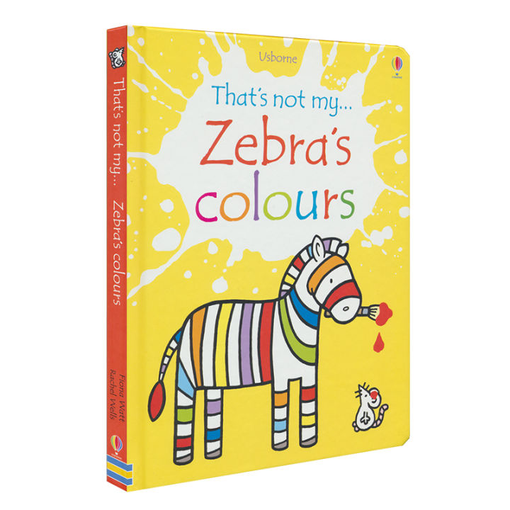 Usborne That' s Not My Zebra' Reading zebras and recognizing colors is not mine... Series of children's English Enlightenment hole books on paper 0-3 years old English original