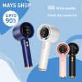 Portable N68 Turbo Mini Fan Handheld USB Rechargeable 100 Level Adjustment Speed LED Digital Display Electric Fan. 