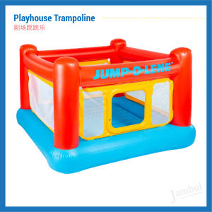INTEX Bouncy Castle Indoor Trampoline Indoor Jumping Toy Kindergarden Playground Mainan Budak 48260 充气城堡室内蹦蹦床室内跳跳乐
