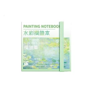 Elastic Closure Watercolor Journal With and Palette 50 Sheets 300g Watercolour Paper Travel Watercolor Set