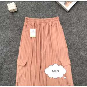 Celana Cargo Knit Hornetz Wanita Jumbo/Kulot Pants Panjang Viral 2024