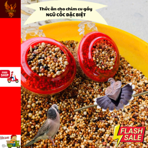Thức ăn cho chim cu gáy - Ngũ cốc hơn 20 loại hạt -bổ sung dinh dưỡng kịp thời