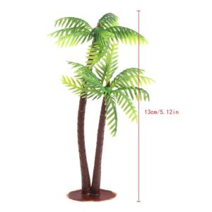 Simulation Plastic Coconut Palms Tree Miniature Landscape Living Room Decoration Elegant Gardening Props