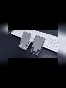 Portable Table Mobile Phone Holder Desktop Fold Aluminum Alloy Card Adjustable Cell Phone Stand