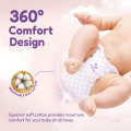 Pilloo Baby Diaper Newborn Tape | Ultra-Soft | Ultra-Thin | Egypt Calendula Extract | Dry-Fitt Technology | 3D Pearl Surface | Seamless Waistband |. 