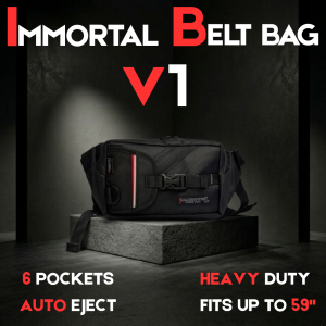 Immortal V1 Belt Bag & Leg Bag for Motorcycle Riders Heavy Duty Water Resistant Tactical Waist Bag