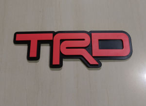 Logo Eblem Trd 5D timbul Ukuran Besar