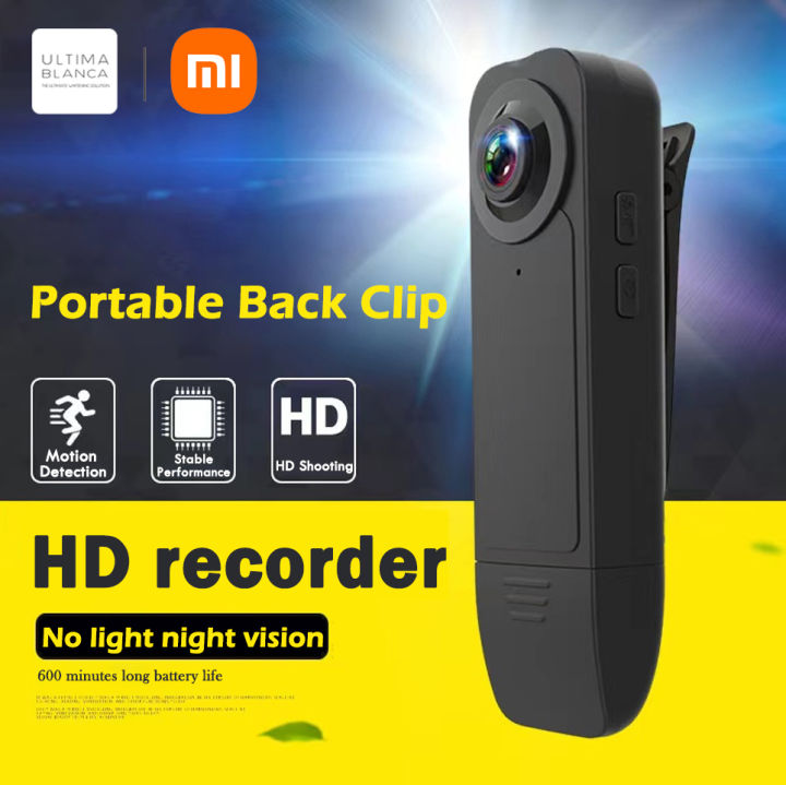 Ultima Blanca Xiaomi Mini camera 1080P HD body camera video recorder ...