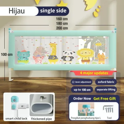Pagar Tempat Tidur Bayi Bedrail Pengaman Kasur Anti Jatuh Safety Guard Universal
