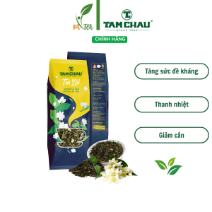 TRÀ LÀI TÂM CHÂU CẤP TRUNG LỐC 5 GÓI 100G - Thư giãn tinh thần đẹp da hỗ trợ tim mạch