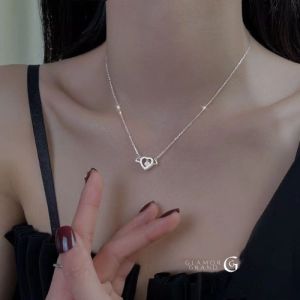 สร้อยคอ 925 สร้อยคอโซ่ จี้รูปกามเทพ หัวใจ ปีกนางฟ้า สไตล์เกาหลี สําหรับผู้หญิง สร้อยคอพร้อมจี้