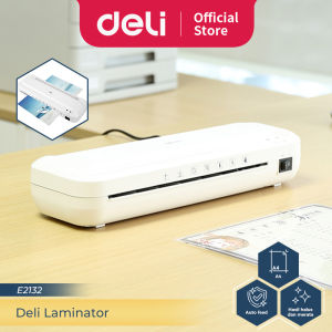 Deli Laminator Mesin Laminating A4 70 - 100 MIC Waktu Pemanasan ≤ 5 Menit Kecepatan 220 mm Safety Reverse E2132