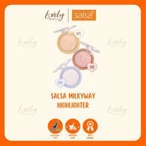 SALSA Galaxy Highlighter – Highlighter | Make Up Douyin Korea | MakeUp | Shimmer | Perona Kilau | High Pigmented