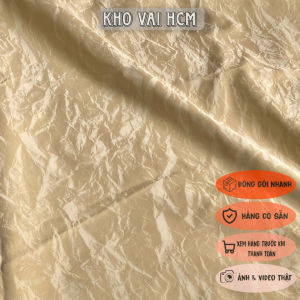 Vải Linen Ép Thun Dẻo Họa Tiết Vân Khổ 1m46 - May Áo Khoác Thiết Kế - Đàn Hồi Nhẹ Mềm Nhẹ