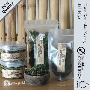 Daun Ketumbar Iris Kering - Dried Coriander Leaves - Herba Kering by Jamu Gendul 88 Kualitas Premium