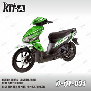 Stiker VARIO 2008 decal setiker  VARIO 2008 stiker motor MOTIF Techno Grid D-Q1-021 Q1-019