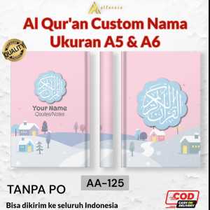 Alquran Hafazan 8 Blok Warna Perkata Latin A5 Custom Nama Terjemahan Tajwid Warna Mudah Hafal (2)