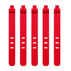 5pcs Silicone 3 lỗ dây cáp tổ chức Dây cáp có thể điều chỉnh dây đeo Di động Cáp sạc USB Tai nghe dòng quản lý Winder quan hệ