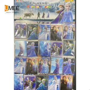 20pcs Party Gift Character Fill Color Scratch Card for Party Gift-Lootbag Filler