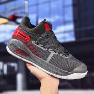 ALVIN Fashion Highcut Top Rubber Sports Basketball Sneakers Shoes for Men#8846