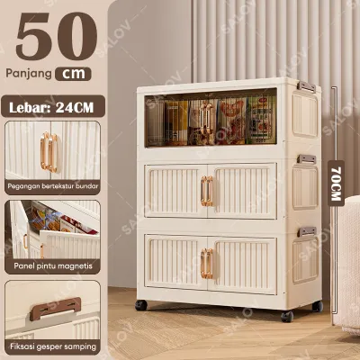 STON Cabinet Drawer Thickening Flip Top Storage Box Plastic Wardrobe For Clothes Home Kitchen Organizer Cabinet Aparador