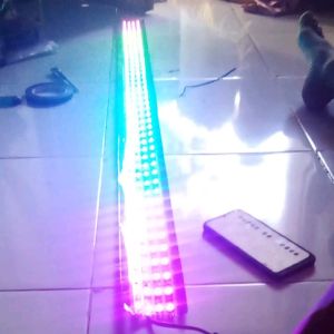 Lampu LED STROBO RGB pcb hitam 120 cm 12 volt/24volt
